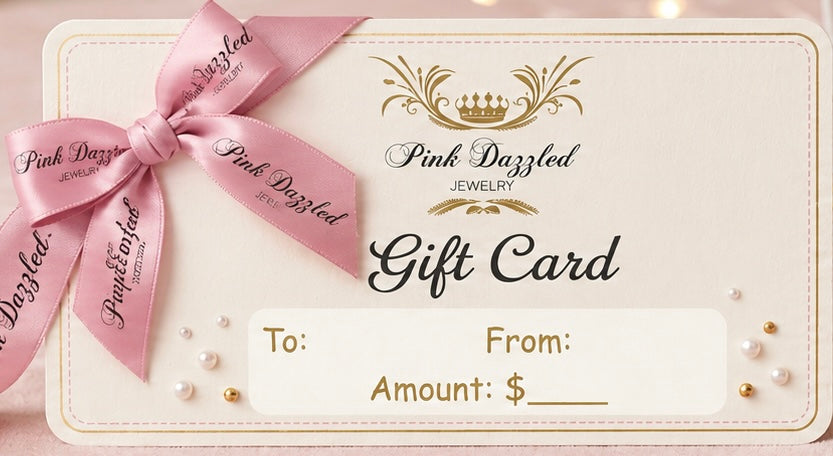 PINK DAZZLED GIFT CARD
