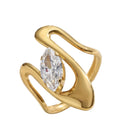 Sculpted Ether Ring Stainless Steel