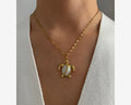 Jewels From the Sea Necklace | Turtle or Conch Shell | Stainless Steel